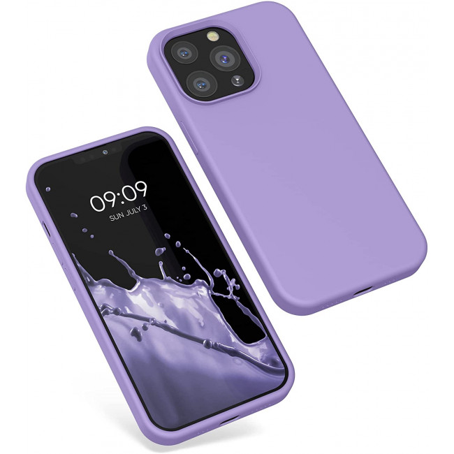 KW iPhone 13 Pro Θήκη Σιλικόνης Rubberized TPU - Violet Purple - 55880.222