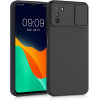 KW Xiaomi Poco M3 Θήκη Σιλικόνης με Κάλυμμα για την Κάμερα - Black - 56366.01