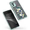 KW Xiaomi Poco F3 / Mi 11i Σκληρή Θήκη με Πλαίσιο Σιλικόνης - Design Spring Flowers - Mint / Yellow - Matte Ημιδιάφανη - 56441.01