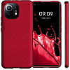 KW Xiaomi Mi 11 Θήκη Σιλικόνης TPU - Metallic Dark Red - 54189.36