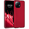 KW Xiaomi Mi 11 Θήκη Σιλικόνης TPU - Metallic Dark Red - 54189.36