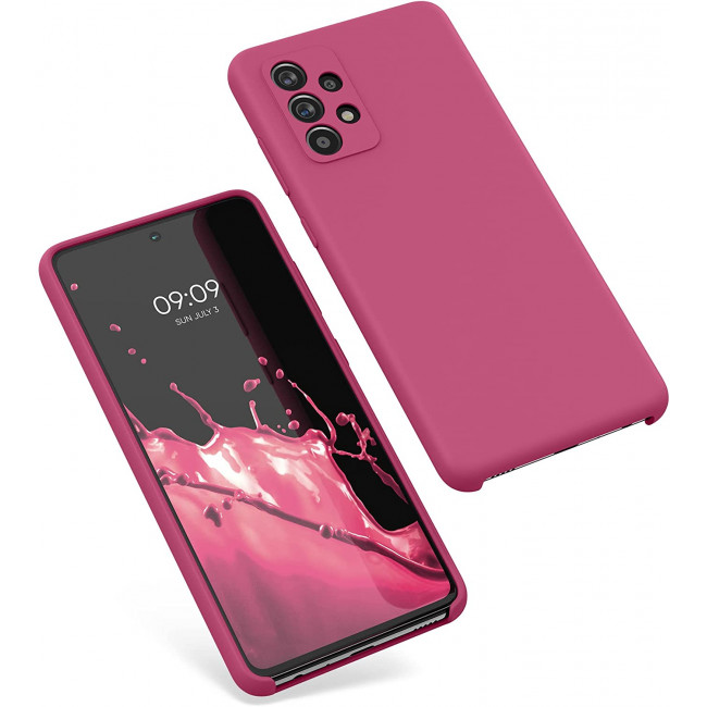 KW Samsung Galaxy A52 / A52 5G / A52s 5G Θήκη Σιλικόνης Rubber TPU - Raspberry Sorbet - 54347.213