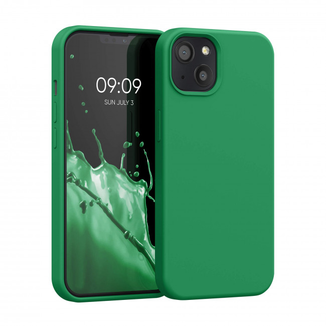 KW iPhone 13 Θήκη Σιλικόνης Rubberized TPU - Pixie Green - 55878.227