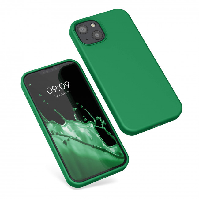 KW iPhone 13 Θήκη Σιλικόνης Rubberized TPU - Pixie Green - 55878.227