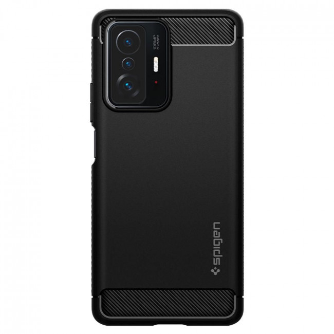 Spigen Xiaomi 11T / 11T Pro Θήκη TPU Rugged Armor - Matte Black