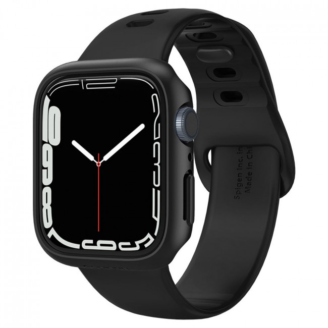 Spigen Θήκη Apple Watch 7 / 8 / 9 - 41 mm Thin Fit - Black