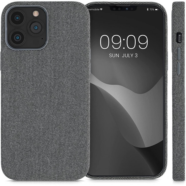 KW iPhone 13 Pro Max Θήκη Σιλικόνης TPU Canvas - Grey - 56773.22