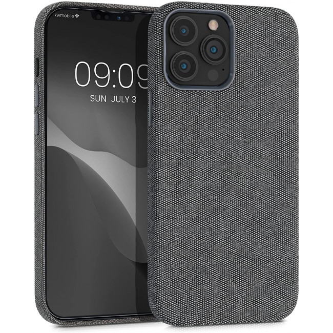 KW iPhone 13 Pro Max Θήκη Σιλικόνης TPU Canvas - Grey - 56773.22