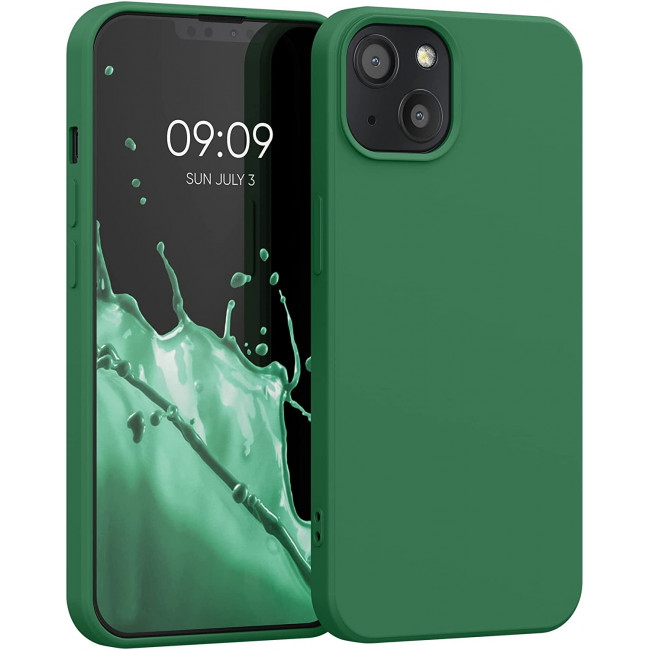 KW iPhone 13 Θήκη Σιλικόνης Rubberized TPU - Pixie Green - 55948.227