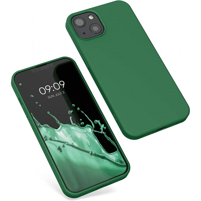 KW iPhone 13 Θήκη Σιλικόνης Rubberized TPU - Pixie Green - 55948.227