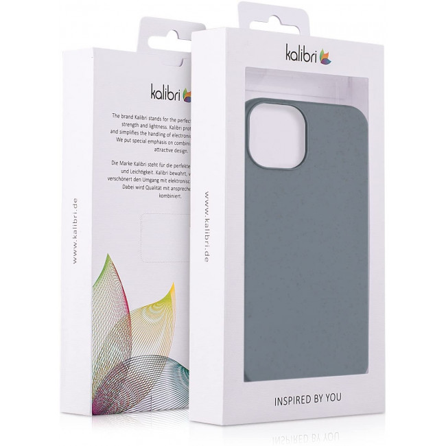 Kalibri iPhone 13 Θήκη Σιλικόνης TPU με Ανακυκλώσιμο και Βιοδιασπώμενο Υλικό - Slate Grey - 56490.202