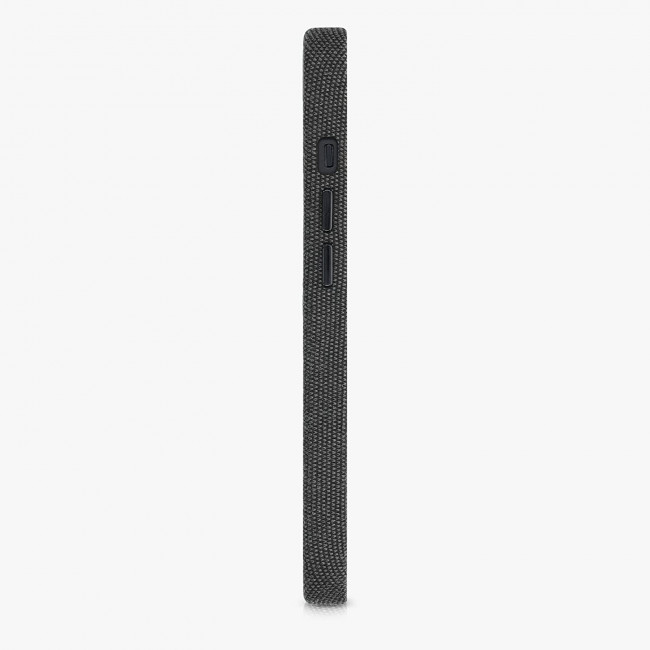 KW iPhone 13 Θήκη Σιλικόνης TPU Canvas - Dark Grey - 56771.19