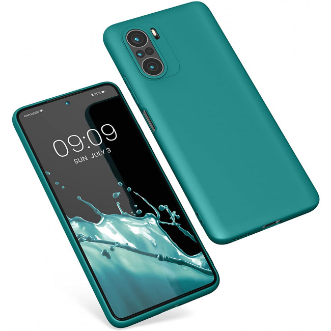 KW Xiaomi Poco F3 / Mi 11i Θήκη Σιλικόνης TPU - Matte Petrol - 57026.57