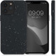 KW iPhone 13 Pro Max Θήκη Σιλικόνης Rubber TPU - Design Speckle - Black / White - 56884.01