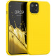 KW iPhone 13 Θήκη Σιλικόνης Rubberized TPU - Vibrant Yellow - 55878.165