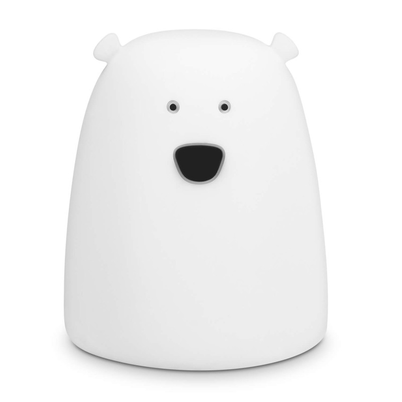 Navaris LED Bear Night Light RGB - Παιδικό Νυχτερινό Φως με Αλλαγή Χρωμάτων - White - 46061.02