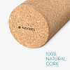 Navaris Fascia Roller Cork - Κύλινδρος Γυμναστικής από Φελλό - 60 x 10cm - Light Brown - 47492.3