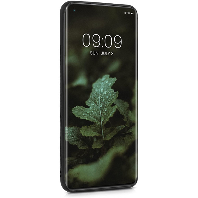 KW Xiaomi Mi 11 Θήκη από Φυσικό Ξύλο - Design Maya Calendar Art - Light Brown / Black - 54662.03