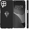 KW Samsung Galaxy A22 4G Θήκη Σιλικόνης TPU - Design Minimalism Mountains - Black / White - 55497.04