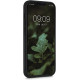 KW iPhone 13 Pro Max Θήκη από Φυσικό Ξύλο Design Travel Outline - Dark Brown - 55980.03