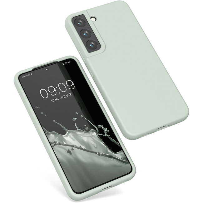 KW Samsung Galaxy S22 Θήκη Σιλικόνης Rubberized TPU - Frosty Mint - 56756.200