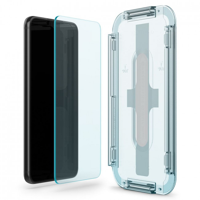 Spigen Samsung Galaxy S22 Glas.TR EZ Fit 0.2mm 2.5D 9H Tempered Glass Αντιχαρακτικό Γυαλί Οθόνης - 2 Τεμάχια - Clear - AGL04151