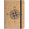 Navaris Notebook with Cork Cover Σημειωματάριο από Φελλό Design Compass - 48477.06