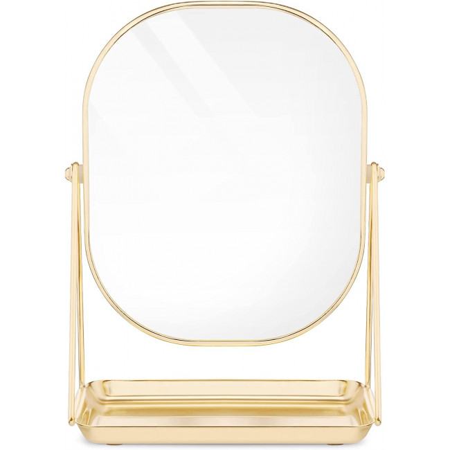 Navaris Free Standing Makeup Mirror - Καθρέπτης Μακιγιάζ - Rose Gold - 49361.31