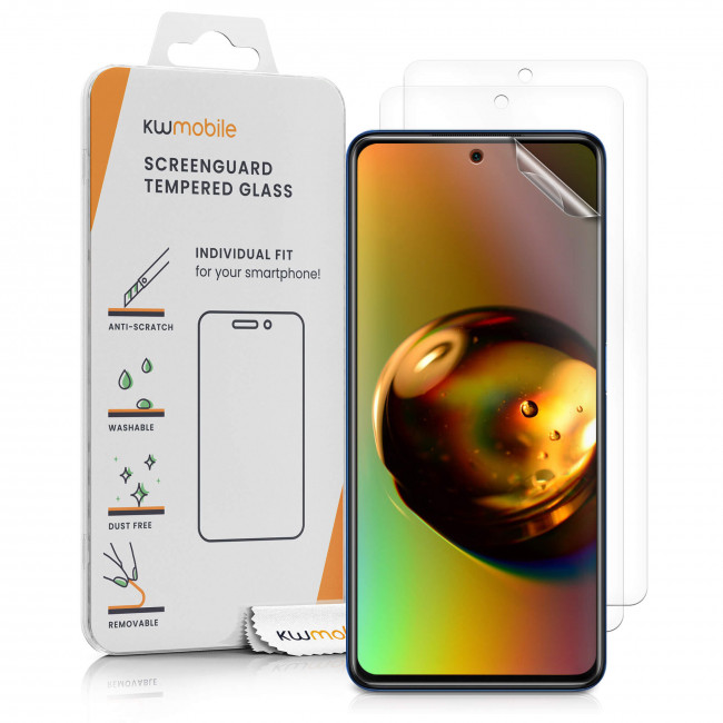 KW Xiaomi Poco X3 NFC / X3 Pro - Τρεις Μεμβράνες Προστασίας Οθόνης - Διάφανες - 57236.1