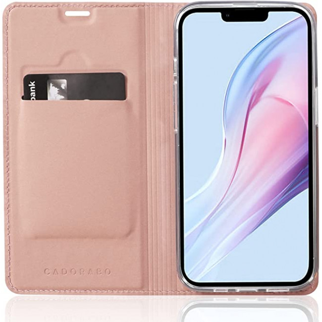 Cadorabo iPhone 13 Pro Max Θήκη Βιβλίο Stand - Classy - Rose Gold