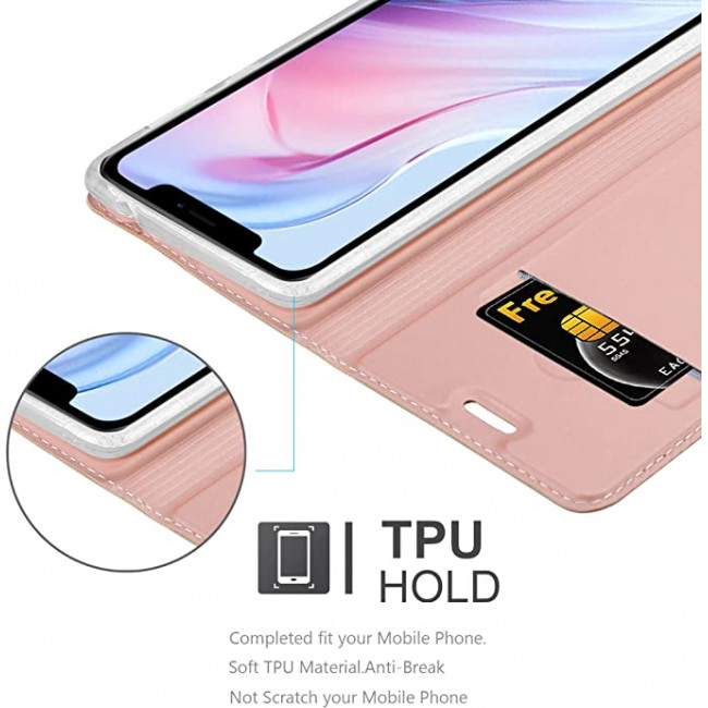 Cadorabo iPhone 13 Pro Max Θήκη Βιβλίο Stand - Classy - Rose Gold