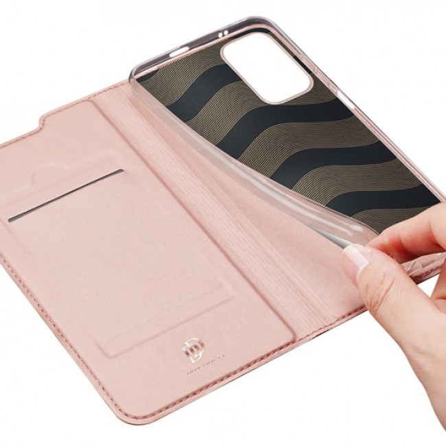 Dux Ducis Xiaomi Poco M4 Pro 5G / Redmi Note 11S 5G Flip Stand Case Θήκη Βιβλίο - Pink