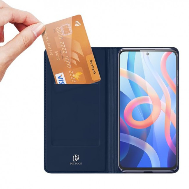 Dux Ducis Xiaomi Poco M4 Pro 5G / Redmi Note 11S 5G Flip Stand Case Θήκη Βιβλίο - Blue