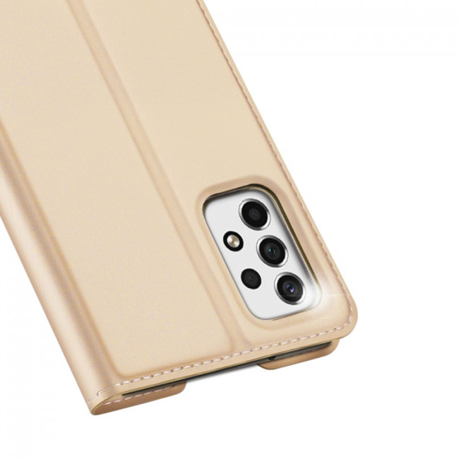 Dux Ducis Samsung Galaxy A53 5G Flip Stand Case Θήκη Βιβλίο - Gold