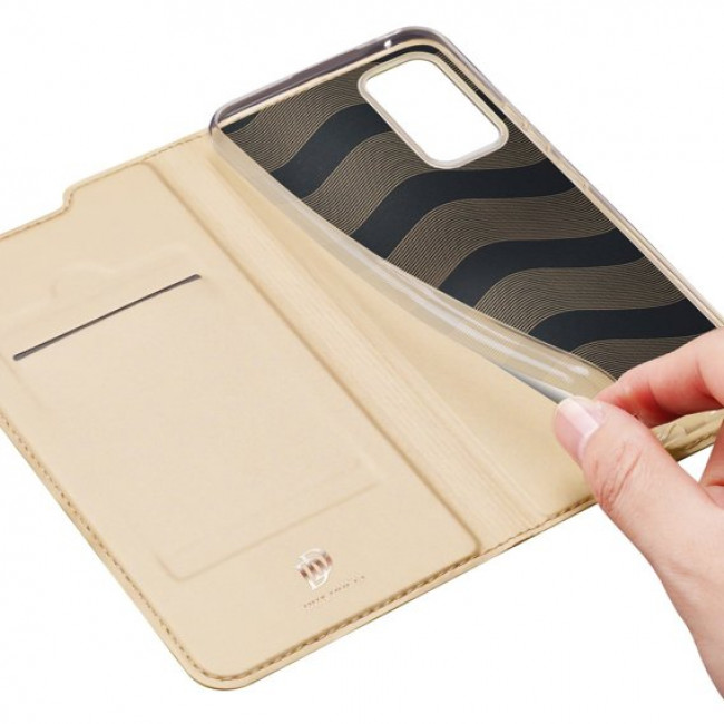 Dux Ducis Samsung Galaxy A53 5G Flip Stand Case Θήκη Βιβλίο - Gold