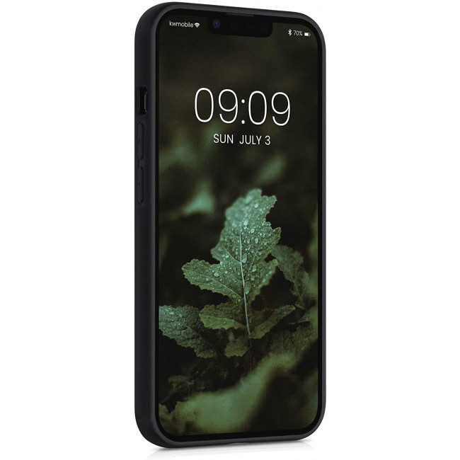 KW iPhone 13 Pro Θήκη από Φυσικό Ξύλο - Dark Green - 55968.80