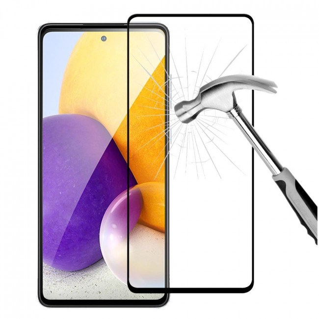 OEM Samsung Galaxy A53 5G 0.33mm 5D Full Glue 9H Full Screen Tempered Glass Αντιχαρακτικό Γυαλί Οθόνης - Black