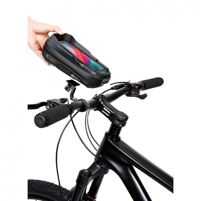 Tech-Protect XT3S Bike Mount Universal Τσάντα Αποθήκευσης για Τιμόνι Ποδηλάτου - 0,6L - Black