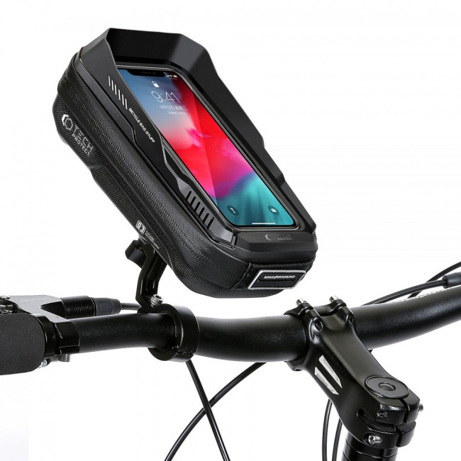 Tech-Protect XT3S Bike Mount Universal Τσάντα Αποθήκευσης για Τιμόνι Ποδηλάτου - 0,6L - Black