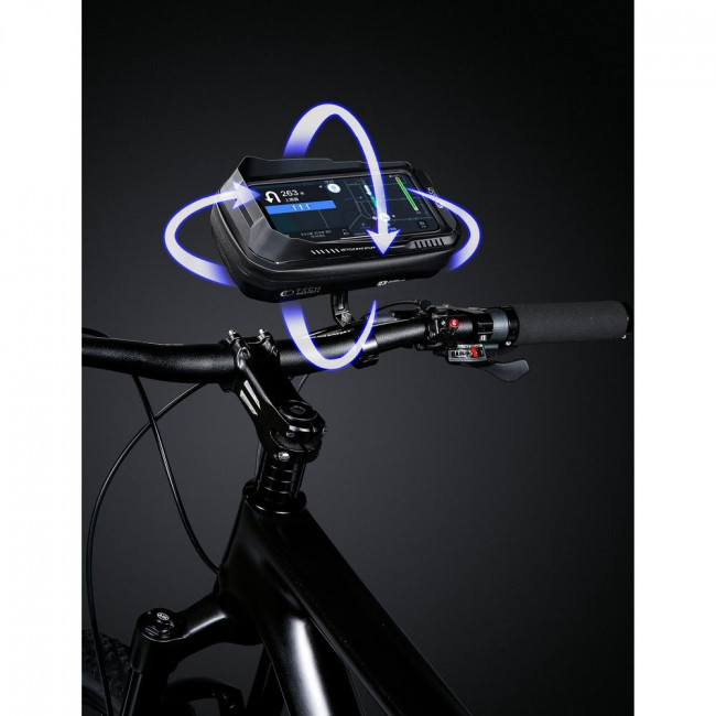 Tech-Protect XT3S Bike Mount Universal Τσάντα Αποθήκευσης για Τιμόνι Ποδηλάτου - 0,6L - Black