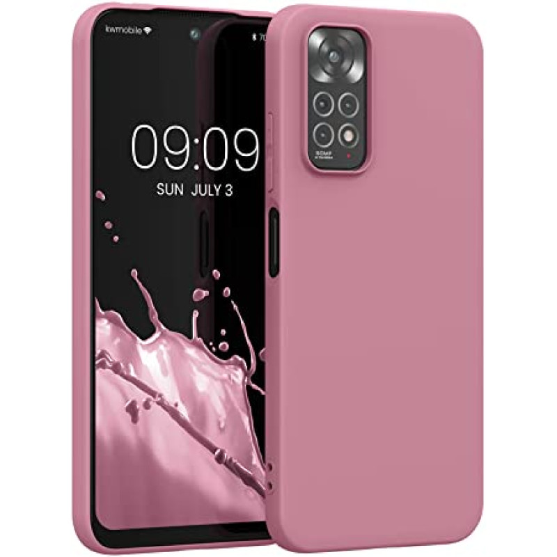 KW Xiaomi Redmi Note 11 / Redmi Note 11S Θήκη Σιλικόνης TPU - Rusty Rose - 57368.167