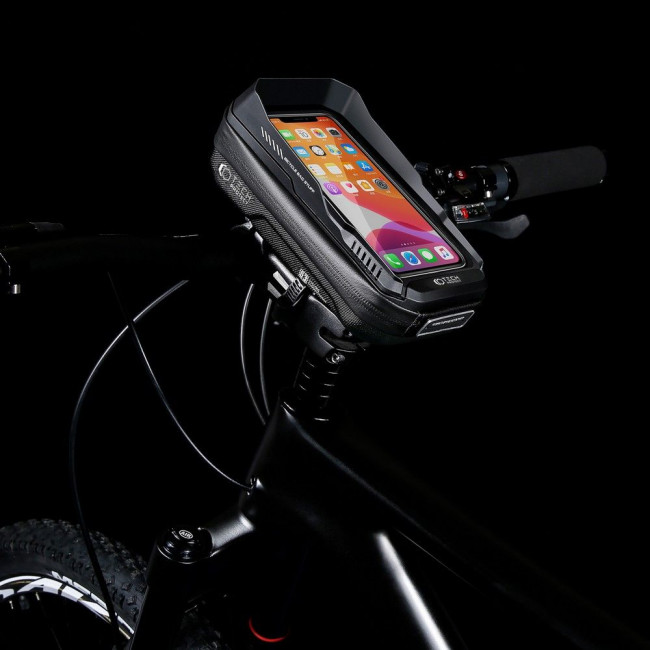 Tech-Protect XT3 Bike Mount Universal Τσάντα Αποθήκευσης για Τιμόνι Ποδηλάτου - 0,6L - Black