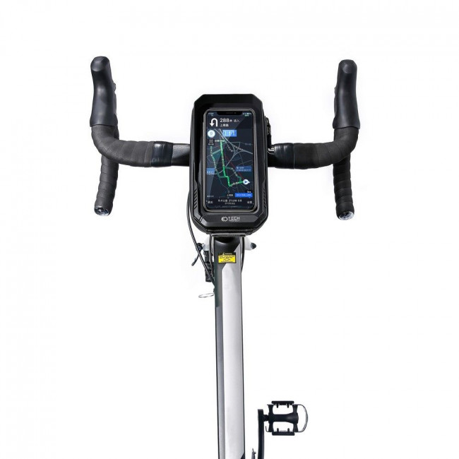 Tech-Protect XT3 Bike Mount Universal Τσάντα Αποθήκευσης για Τιμόνι Ποδηλάτου - 0,6L - Black