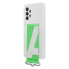 Samsung Silicone Strap Cover Samsung Galaxy A53 5G Θήκη Σιλικόνης - White / Green - EF-GA536TWEGWW