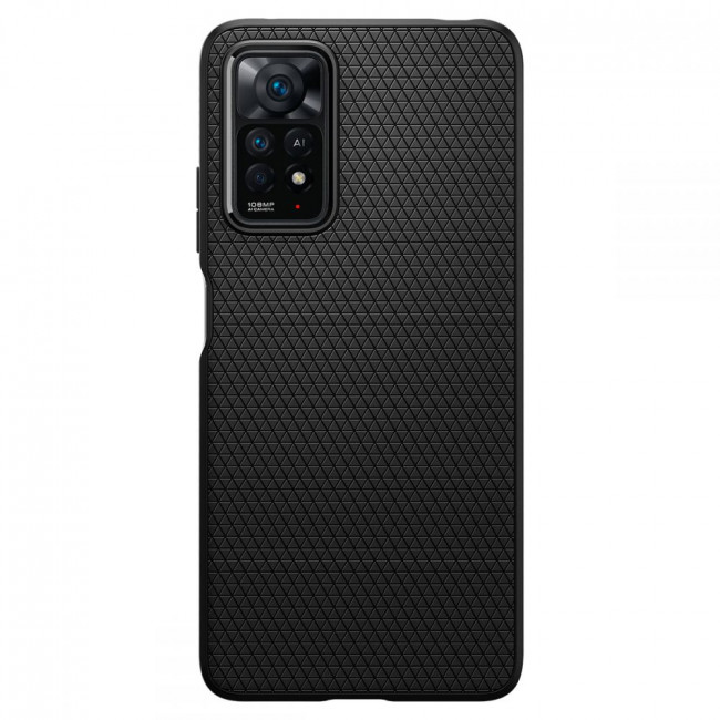 Spigen Xiaomi Redmi Note 11 Pro / 11 Pro 5G Liquid Air Θήκη Σιλικόνης - Matte Black