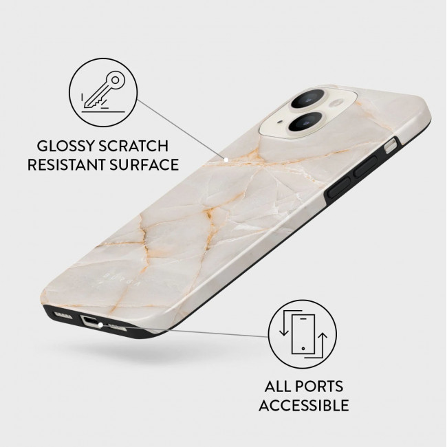 Burga iPhone 13 Fashion Tough Σκληρή Θήκη - Vanilla Sand