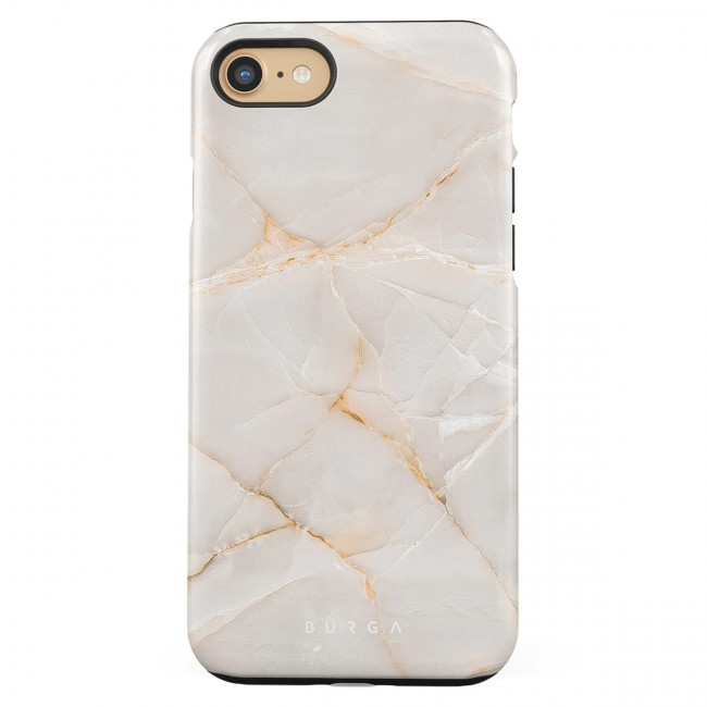 Burga iPhone SE 2022 / SE 2020 / 7 / 8 Fashion Tough Σκληρή Θήκη - Vanilla Sand