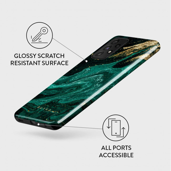 Burga Samsung Galaxy A52 / A52 5G / A52s 5G Fashion Tough Σκληρή Θήκη - Emerald Pool