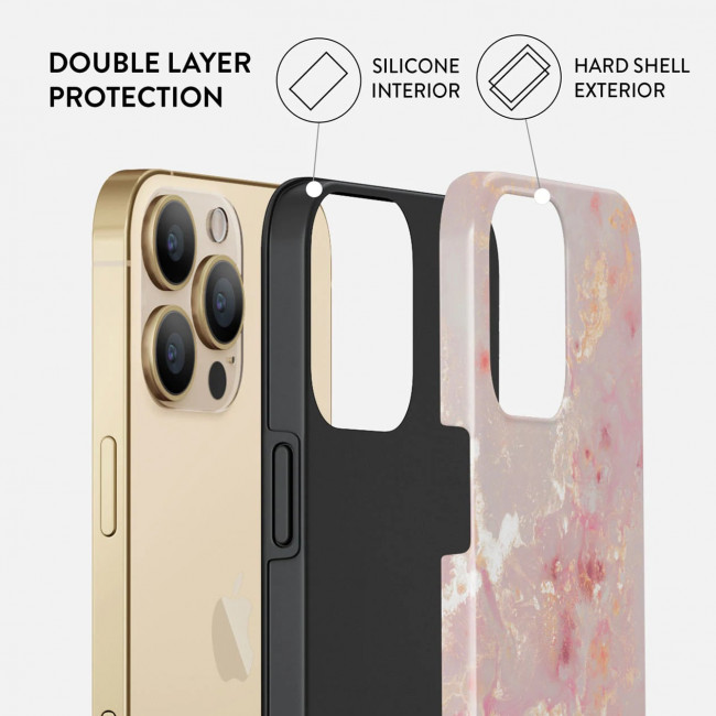 Burga iPhone 13 Pro Fashion Tough Σκληρή Θήκη - Golden Coral