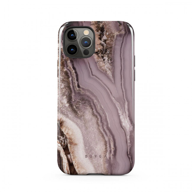 Burga iPhone 12 / 12 Pro Fashion Tough Σκληρή Θήκη - Golden Taupe